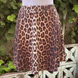 Atmosphere Leopard Print Women's Skirt XL